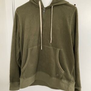 Outerknown Terry Olive Green Hoodie
